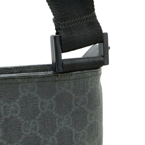 GUCCI Black Leather Shoulder Bag - Picture 5 of 9